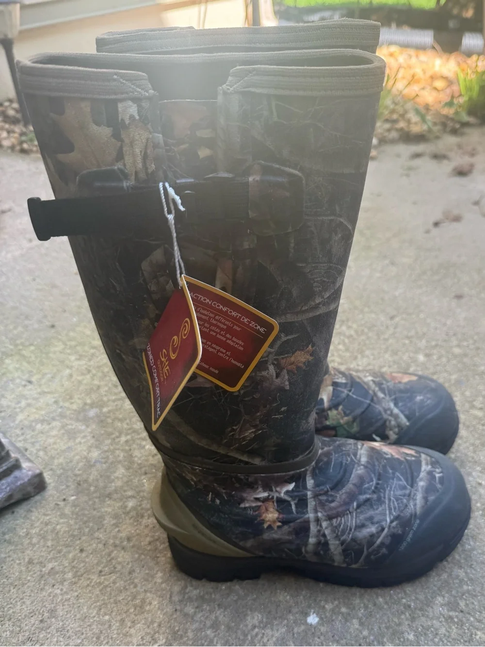 Camouflage Waterproof Women’s Rain Boots - Moss Green